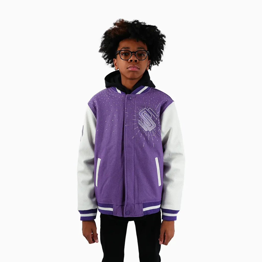 Veste universitaire classique en laine pour enfant