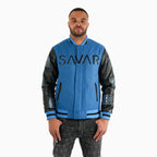 Blouson teddy réfléchissant en laine pour homme