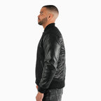Blouson universitaire en laine Beast pour homme