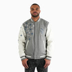 Chaqueta universitaria de lana Starlight para hombre