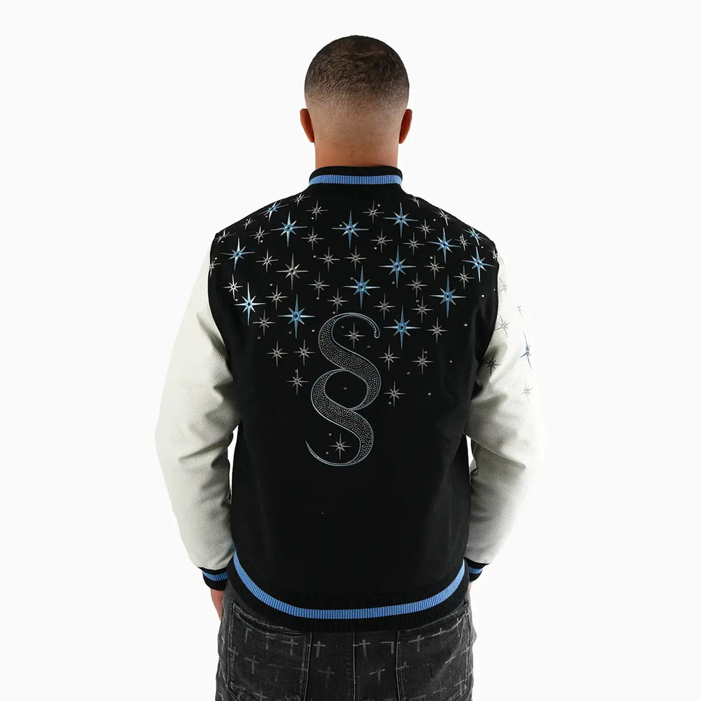 Chaqueta universitaria de lana Starlight para hombre