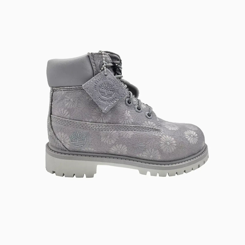 Bota floral impermeable de 6 pulgadas premium para preescolar de niño/a