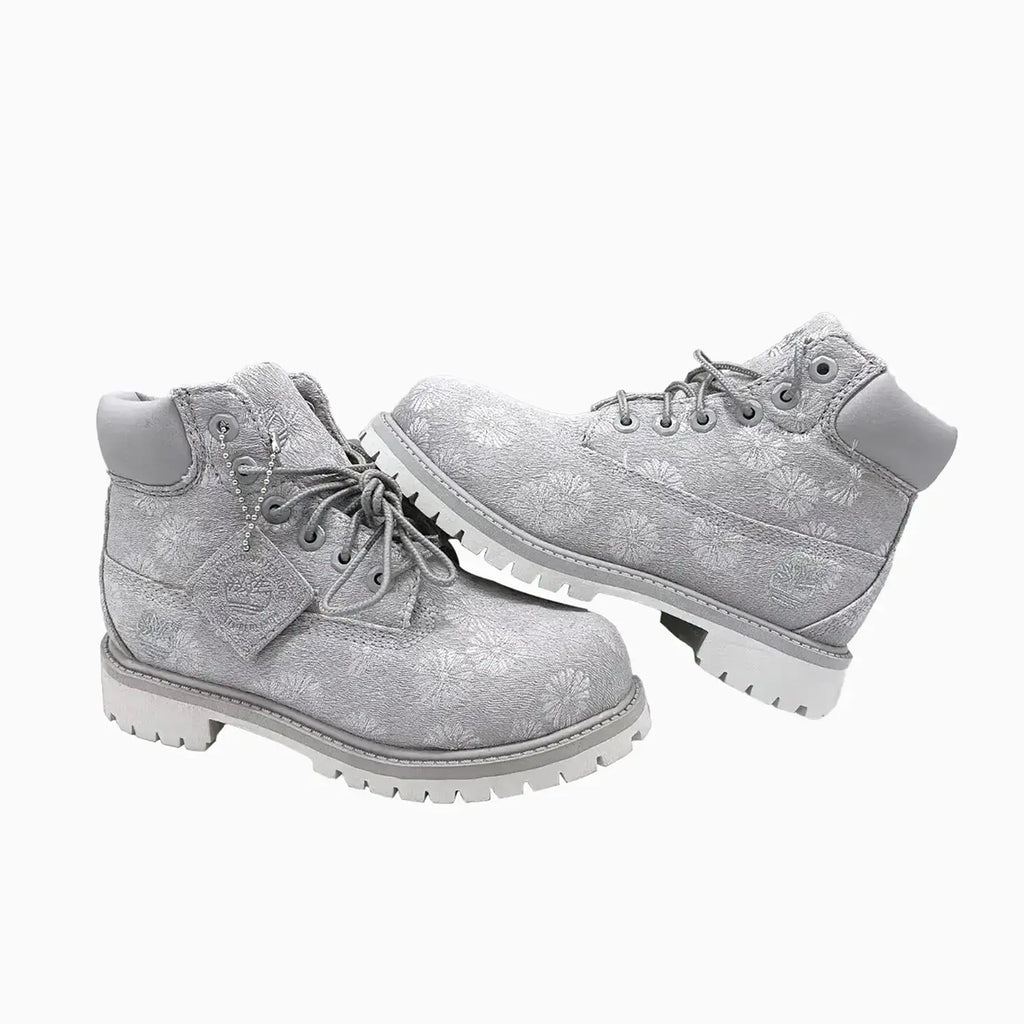 Bota floral impermeable de 6 pulgadas premium para preescolar de niño/a