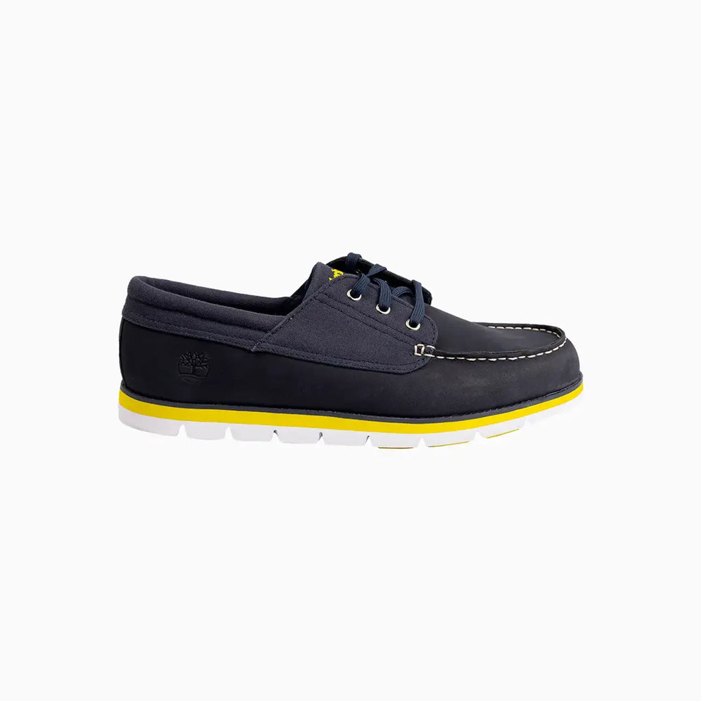 Zapatos náuticos clásicos de dos ojales para hombre