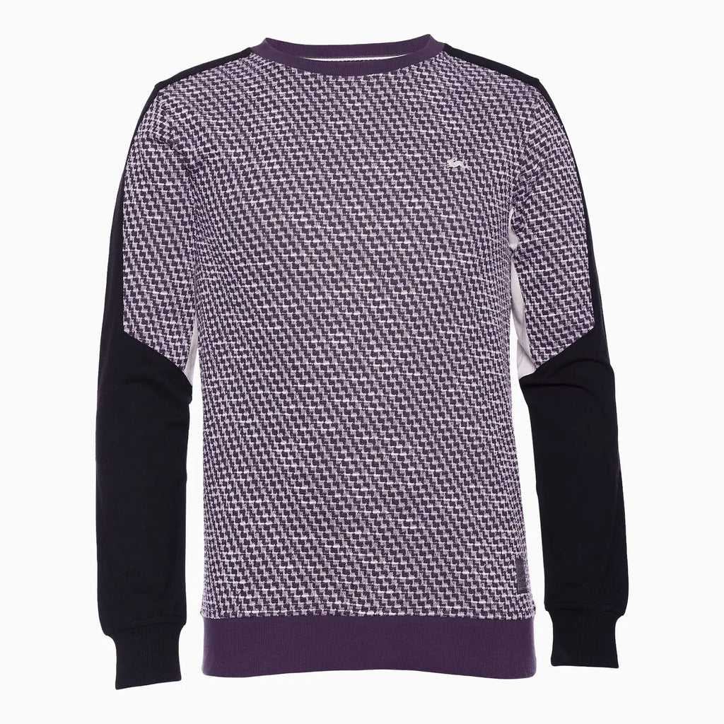 Sudadera de cuello redondo de punto calado Burton Fancy para hombre