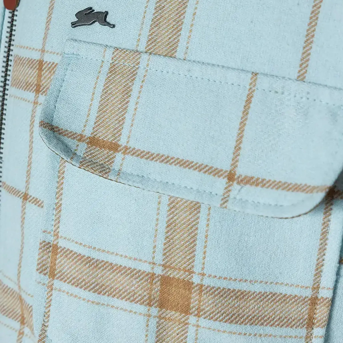 Chaqueta a cuadros teñida de hilo Callum para hombre
