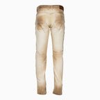 Pantalón de mezclilla Caspian para hombre con efecto de pintura a mano