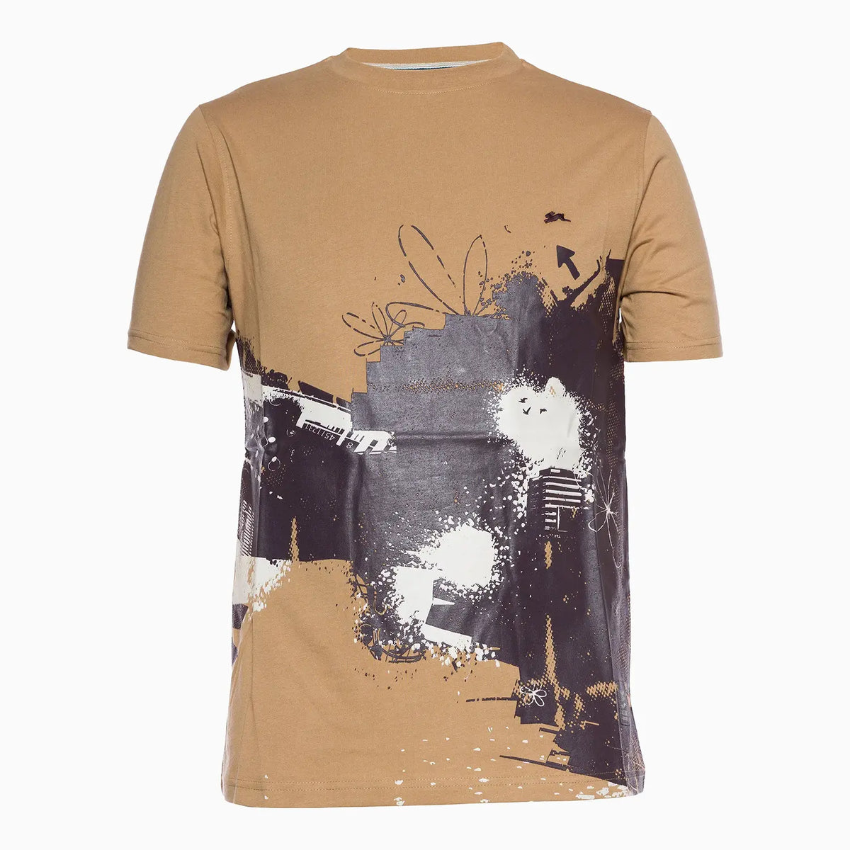 Camiseta estampada Dru para hombre