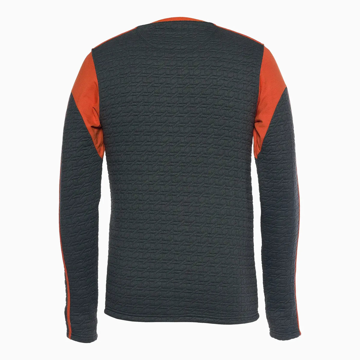 Sudadera de cuello redondo de punto fantasía para hombre