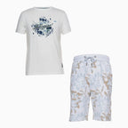 Men's Tom Chris Graphic T-Shirt and Shorts Outfit