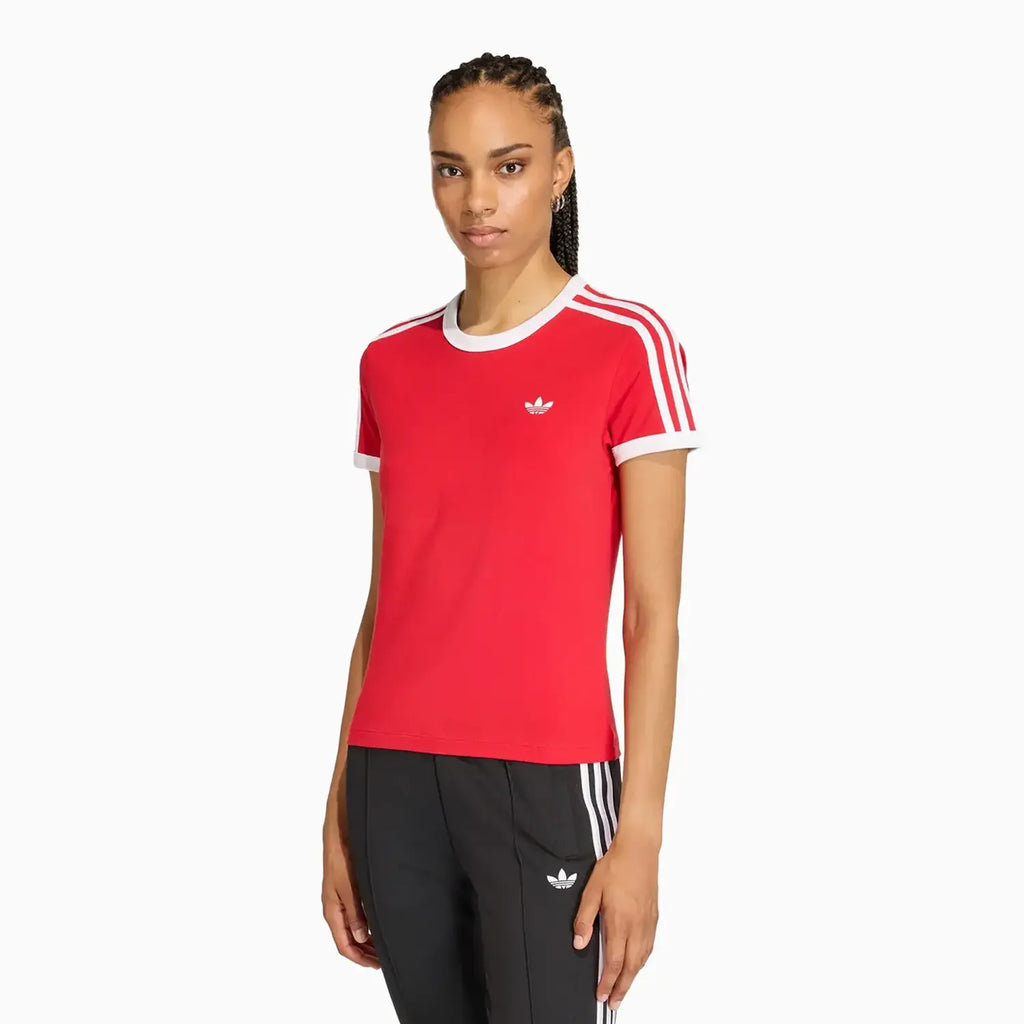 Camiseta entallada de 3 rayas Originals para mujer