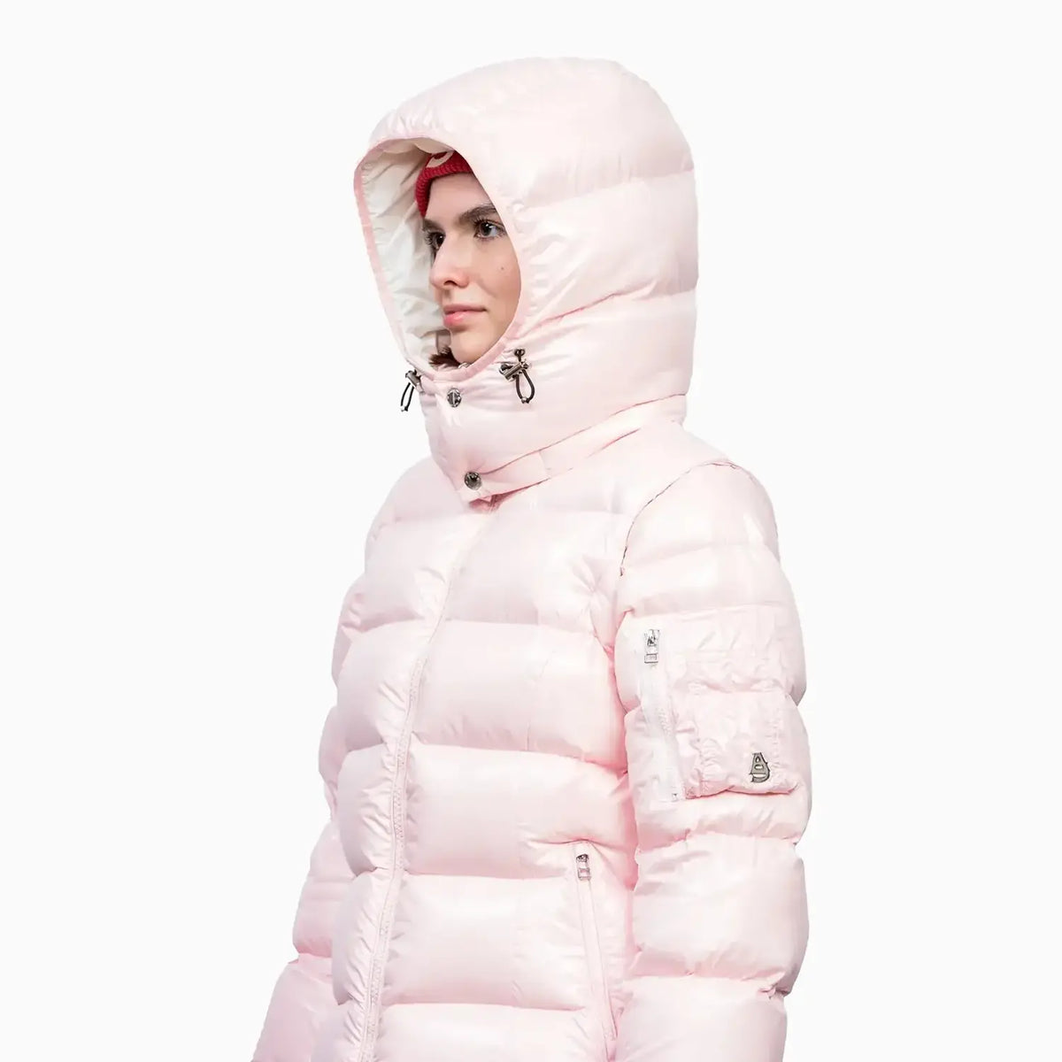Chaqueta Hima 5 en 1 reversible sin mangas de plumas para mujer