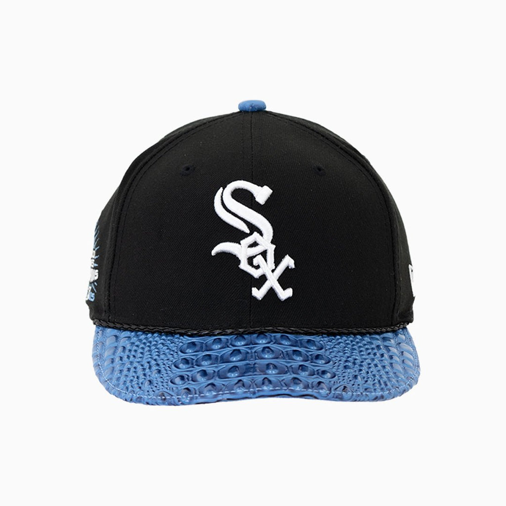 Gorra de los Chicago White Sox Breyer's Buck 50 con visera de cuero