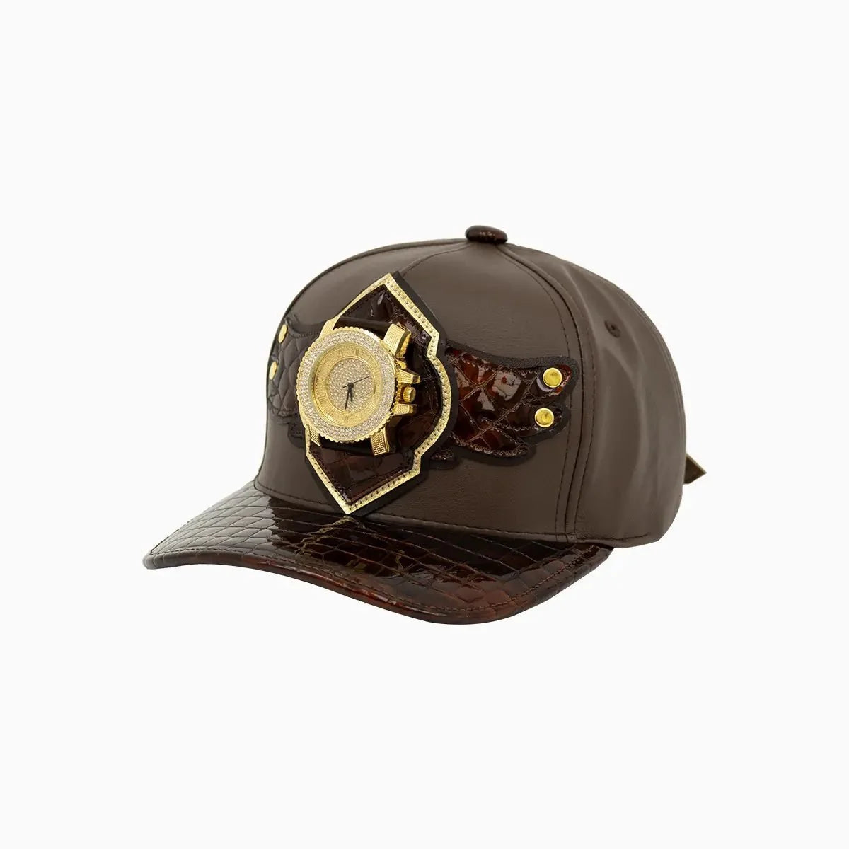 Sombrero de cuero con reloj Buck 50 de Breyer