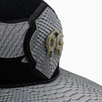 Breyer's Buck 50 OG Wool Hat With Faux Snake Skin Visor
