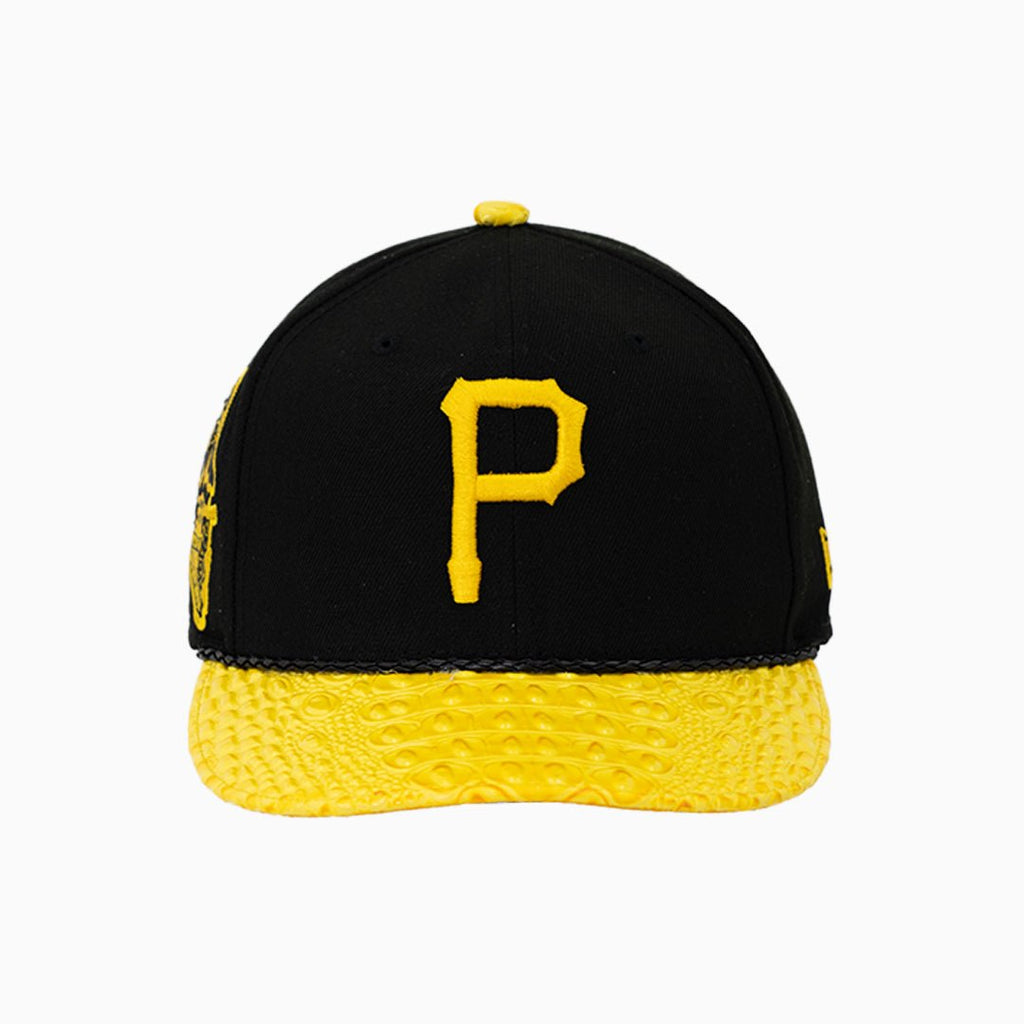 Casquette Breyer's Buck 50 des Pirates de Pittsburgh avec visière en cuir