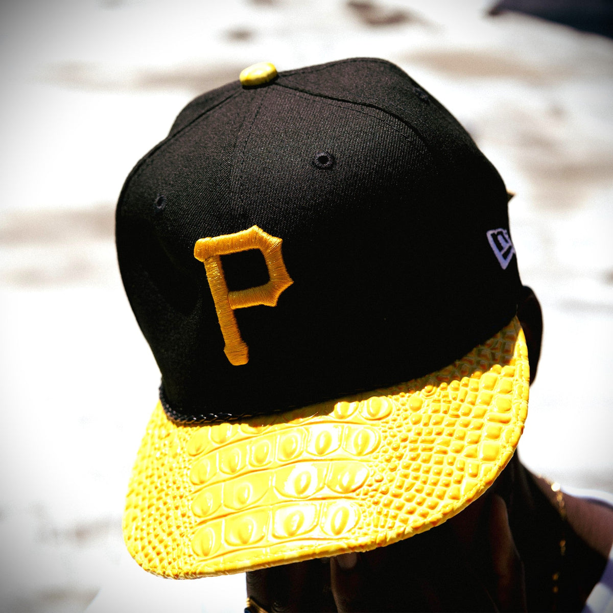 Casquette Breyer's Buck 50 des Pirates de Pittsburgh avec visière en cuir
