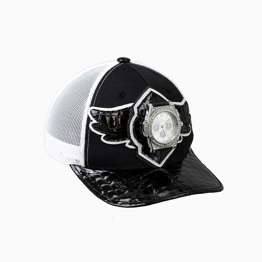 Breyer's Buck 50 Wool Trucker Hat With Leather Visor