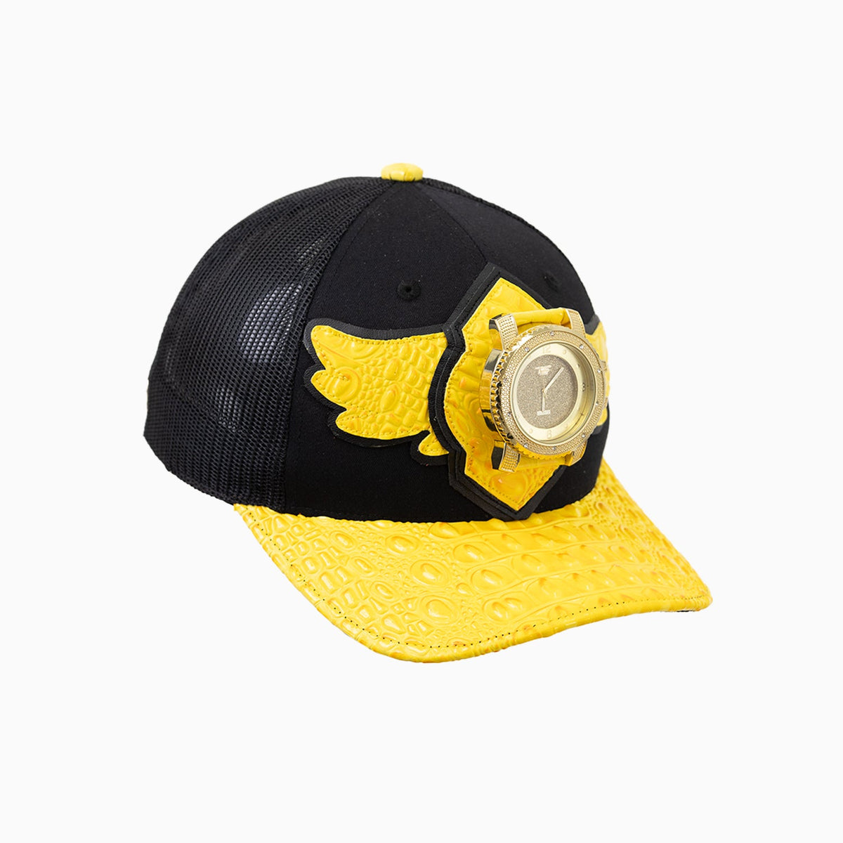 Casquette de camionneur en laine Buck 50 de Breyer avec visière en cuir
