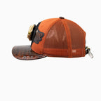 Casquette de camionneur en laine Breyer's Buck 50 avec visière en cuir