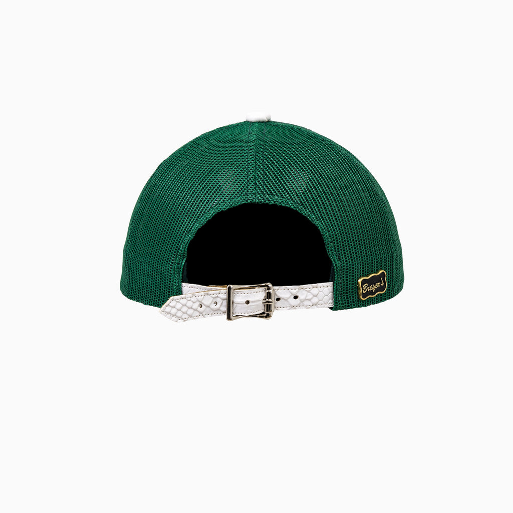Breyer's Buck 50 Wool Trucker Hat With Leather Visor