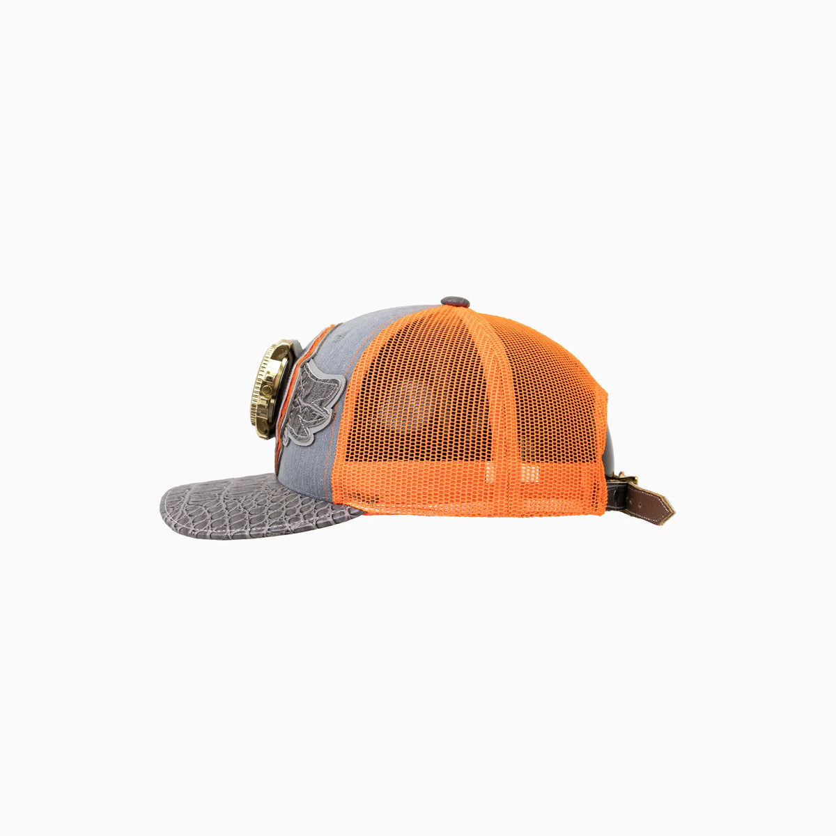 Breyer's Buck 50 Wool Trucker Hat With Leather Visor