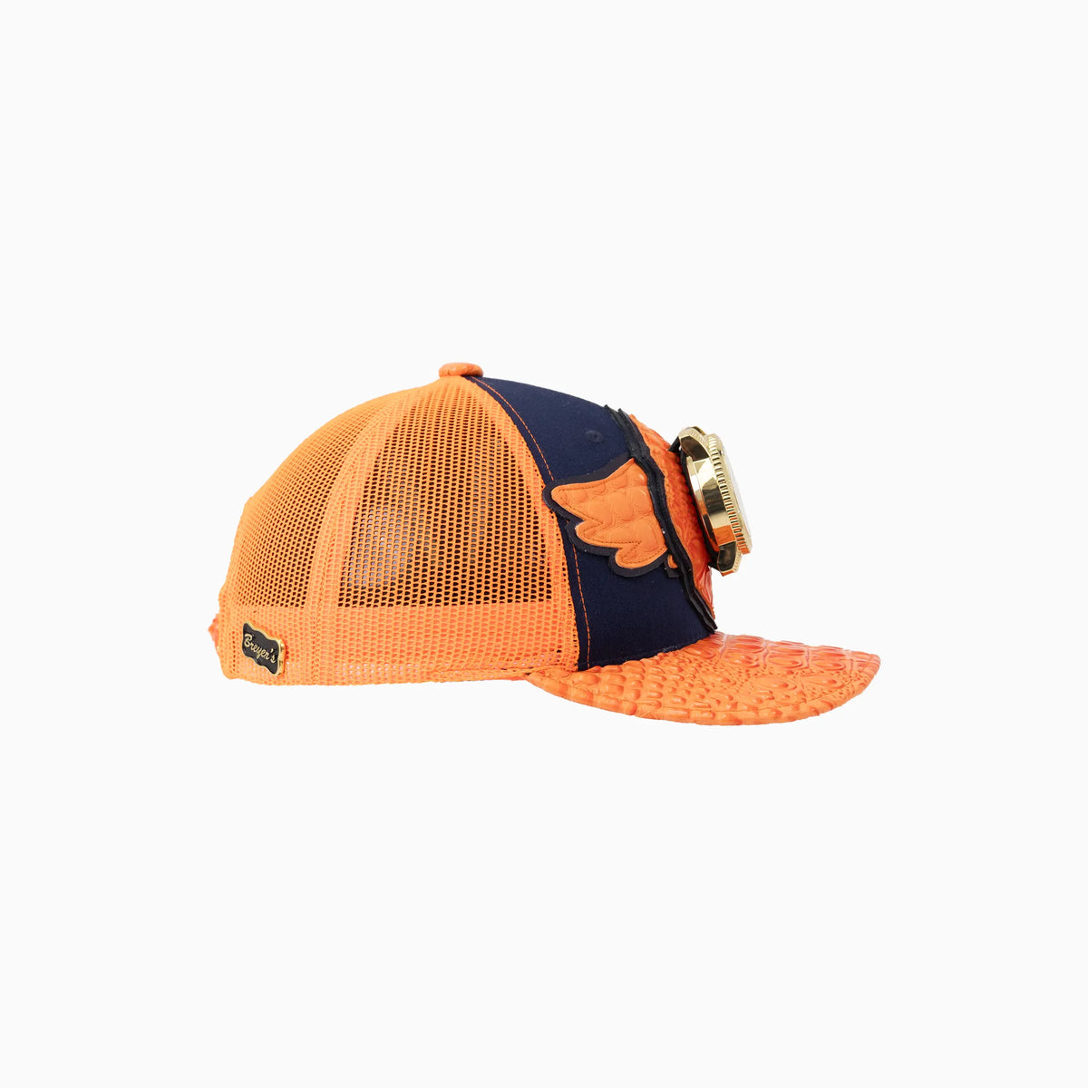 Gorra Trucker de Lana Breyer's Buck 50 con Visera de Cuero