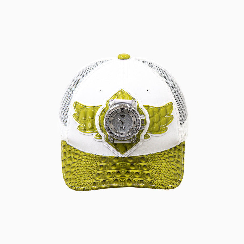 Gorra Trucker de Lana Breyer's Buck 50 con Visera de Cuero