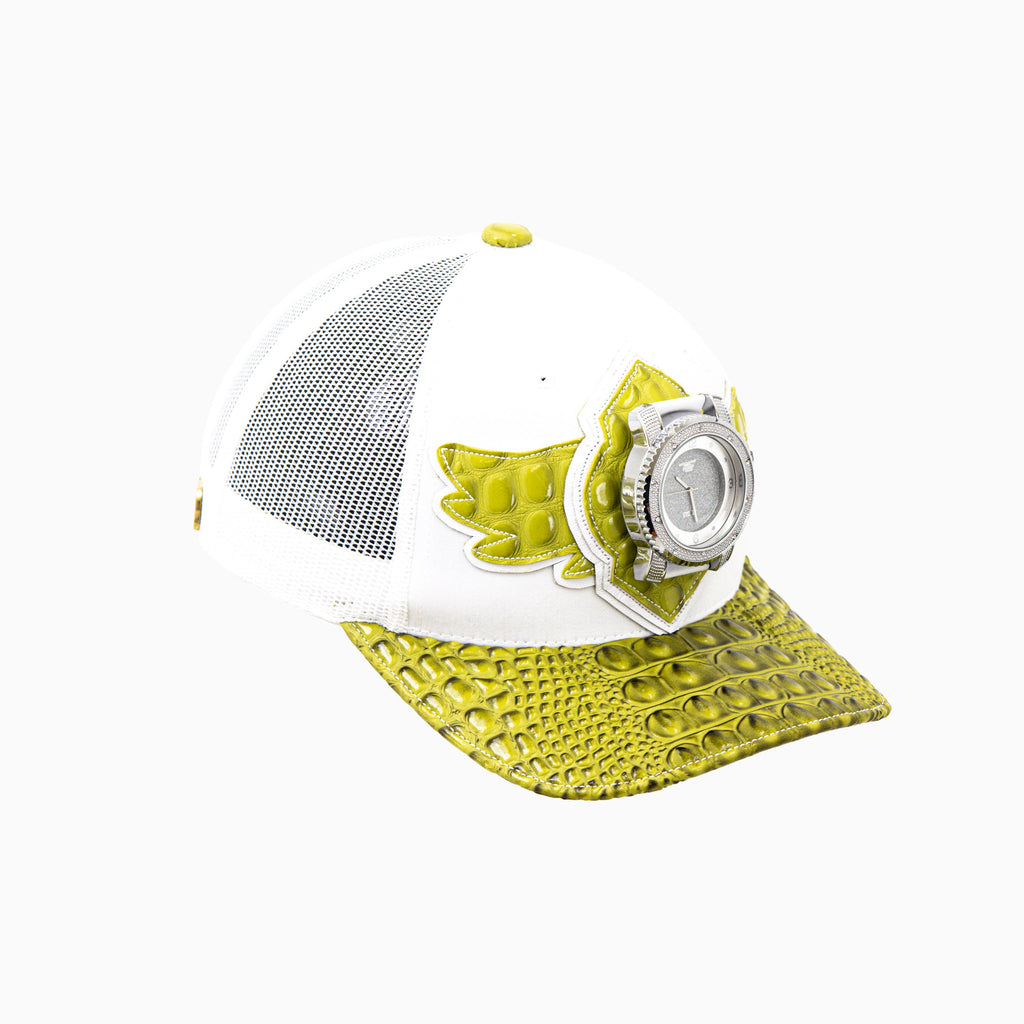 Gorra Trucker de Lana Breyer's Buck 50 con Visera de Cuero