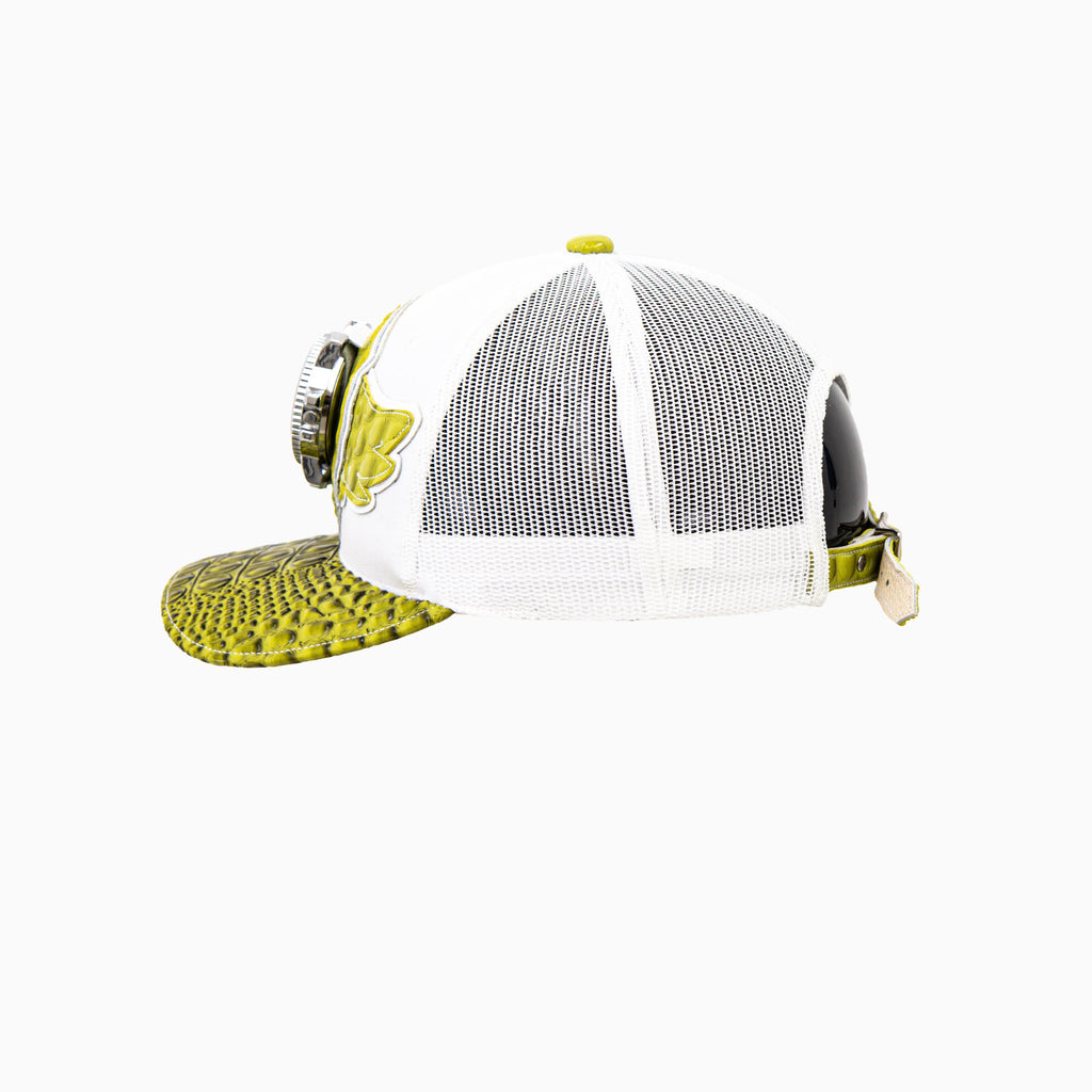 Gorra Trucker de Lana Breyer's Buck 50 con Visera de Cuero