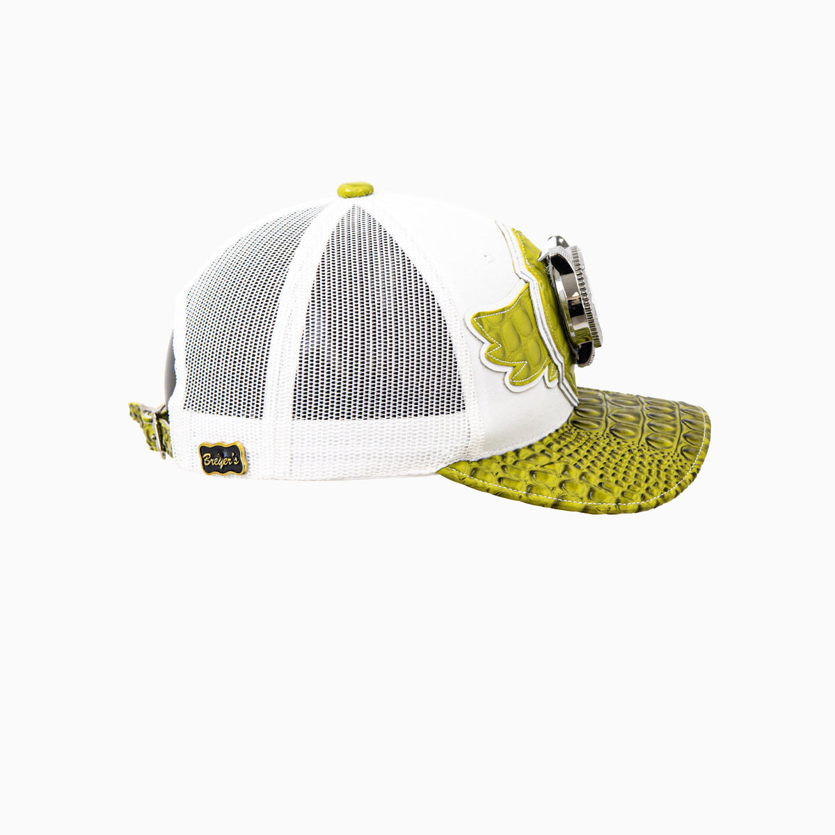 Gorra Trucker de Lana Breyer's Buck 50 con Visera de Cuero