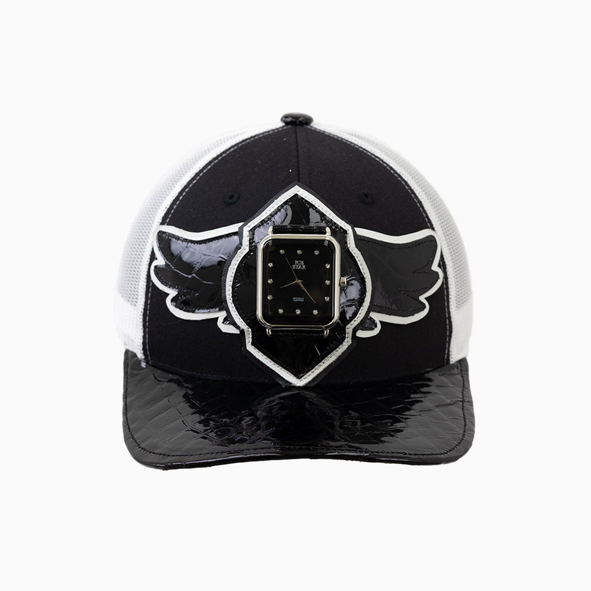 Casquette de camionneur Breyer's Buck 50 en laine avec visière en cuir