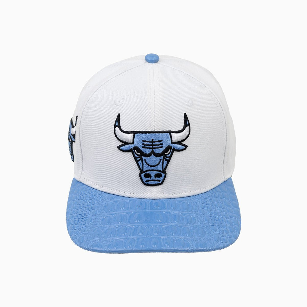 Casquette snapback en laine avec visière en cuir NBA Chicago Bulls