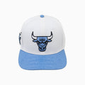 Casquette snapback en laine avec visière en cuir NBA Chicago Bulls