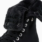 Botas de piel sintética plegables hasta la rodilla X-Hi All Star para mujer