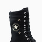 Botas de piel sintética plegables hasta la rodilla X-Hi All Star para mujer