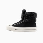 Botas de piel sintética plegables hasta la rodilla X-Hi All Star para mujer