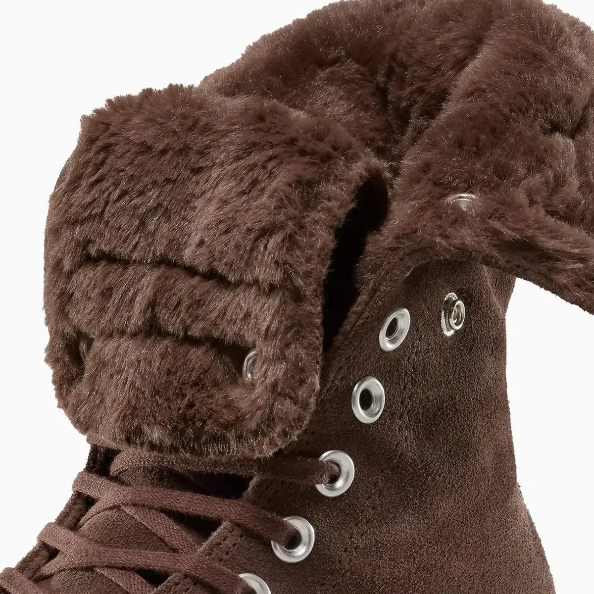 Mujer All Star Fold Over Lift X-Hi Piel Sintética