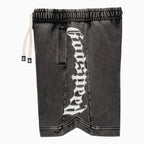 Shorts délavés anthracite Courtside pour homme