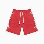 Men's Courtside Red Tie-Dye Shorts
