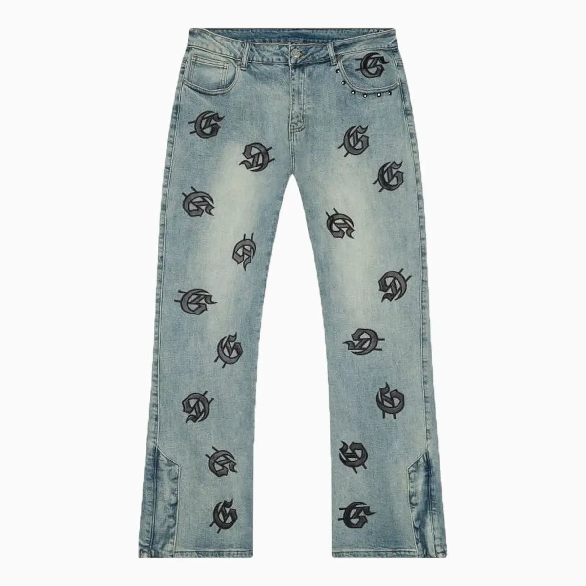 Jean droit en denim Infinity pour homme V2