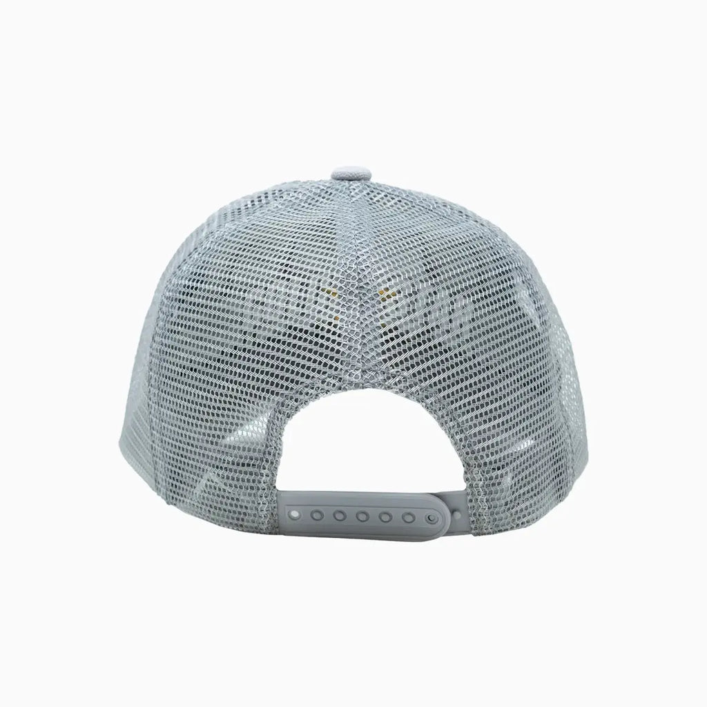Casquette Trucker Gris Clair Loup Pleine Lune