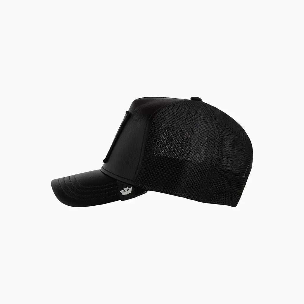Gorra Trucker de Piel Sintética de Oveja