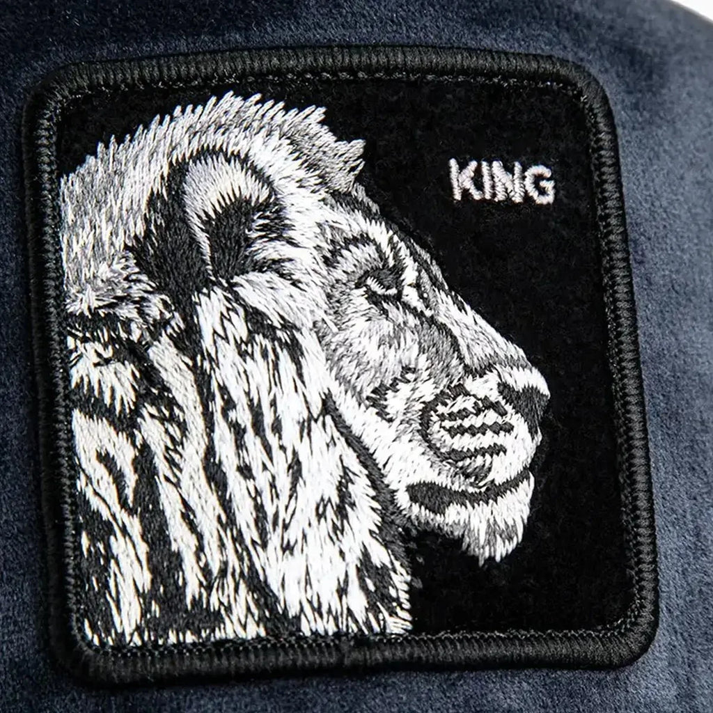 Velour Lion Trucker Hat