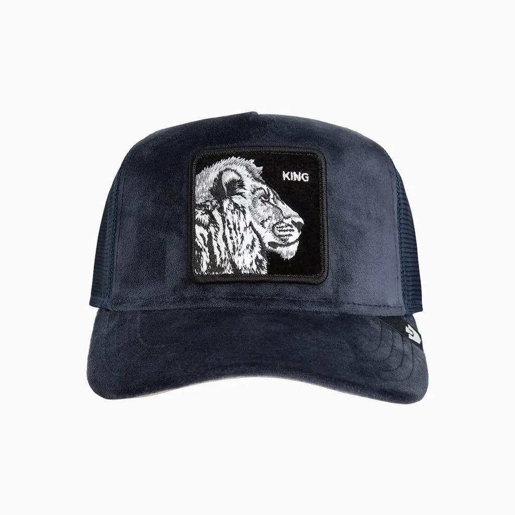 Velour Lion Trucker Hat