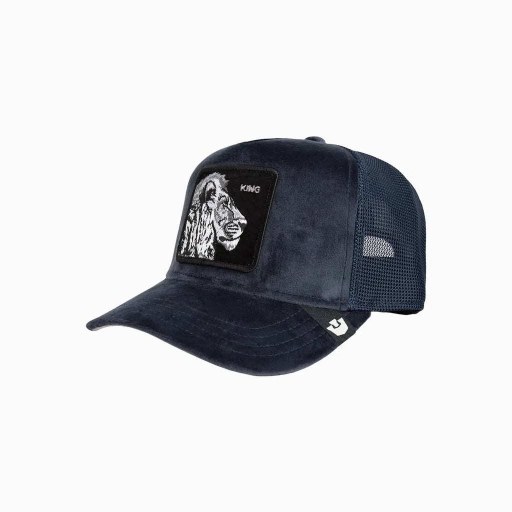 Velour Lion Trucker Hat