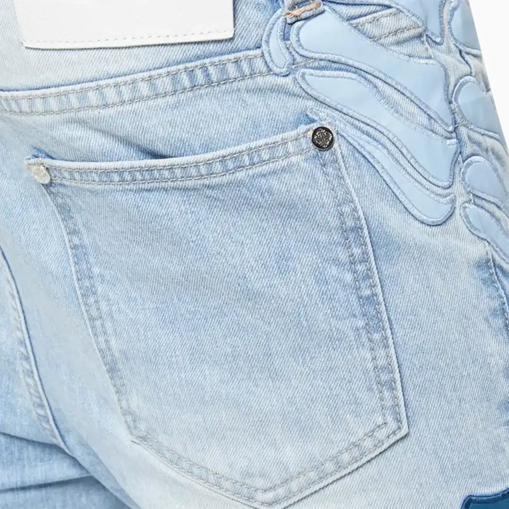 Pantalón vaquero Hell Dragger aguamarina para hombre