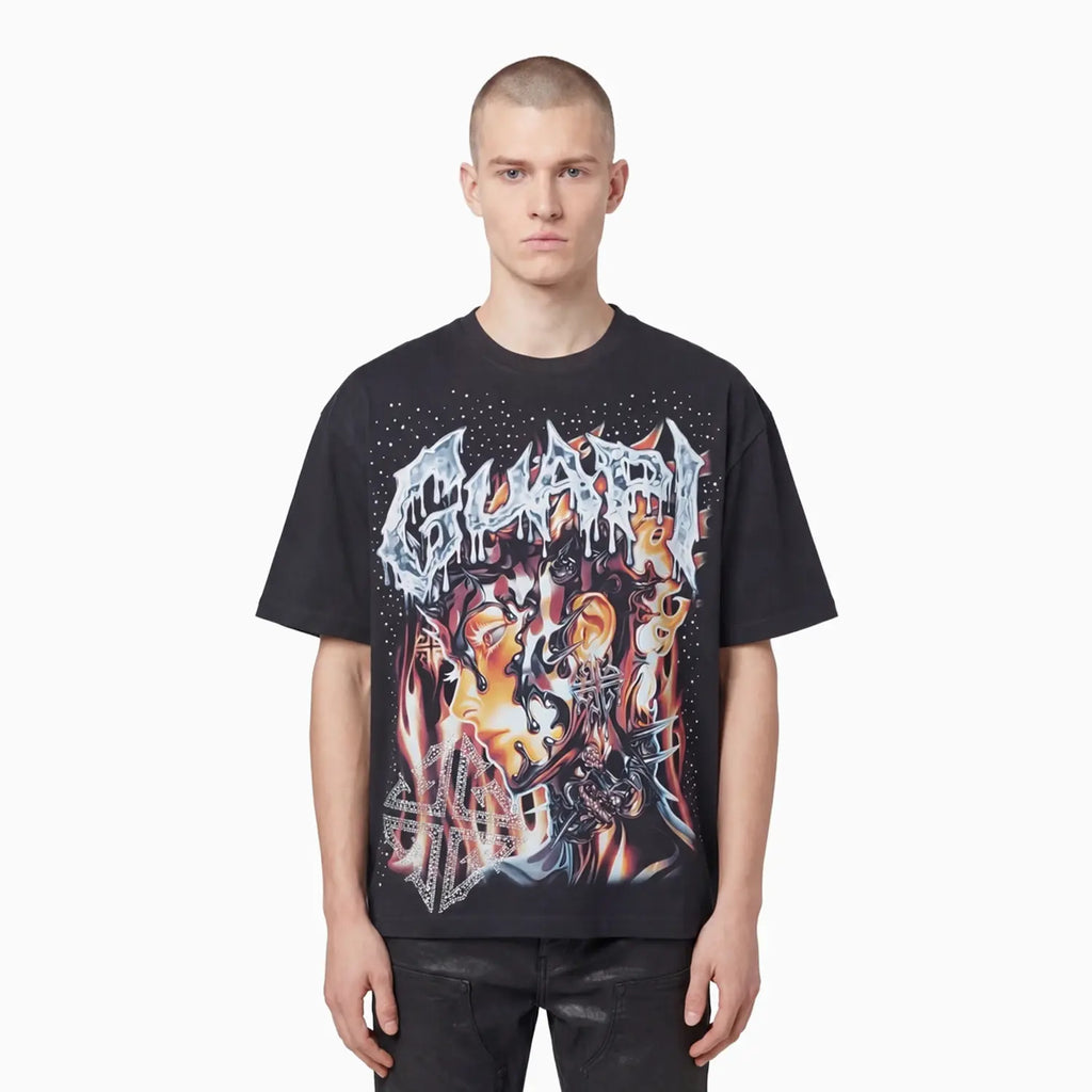 Camiseta Cyborg Negra para Hombre