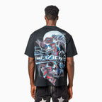 Camiseta de calavera cromada para hombre