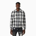 Men's Cloud Grey Cross Flannel Shirt